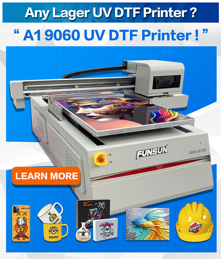  Ovsuqu A3 UV DTF Printer UV Sticker Printer PET Film Transfer  Printing Machine Golden Foil Film Sticker for Glass, Wood, Leather (ONLY UV  DTF Machine) : Office Products