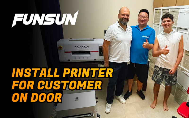 Install Printer for Customer on Door