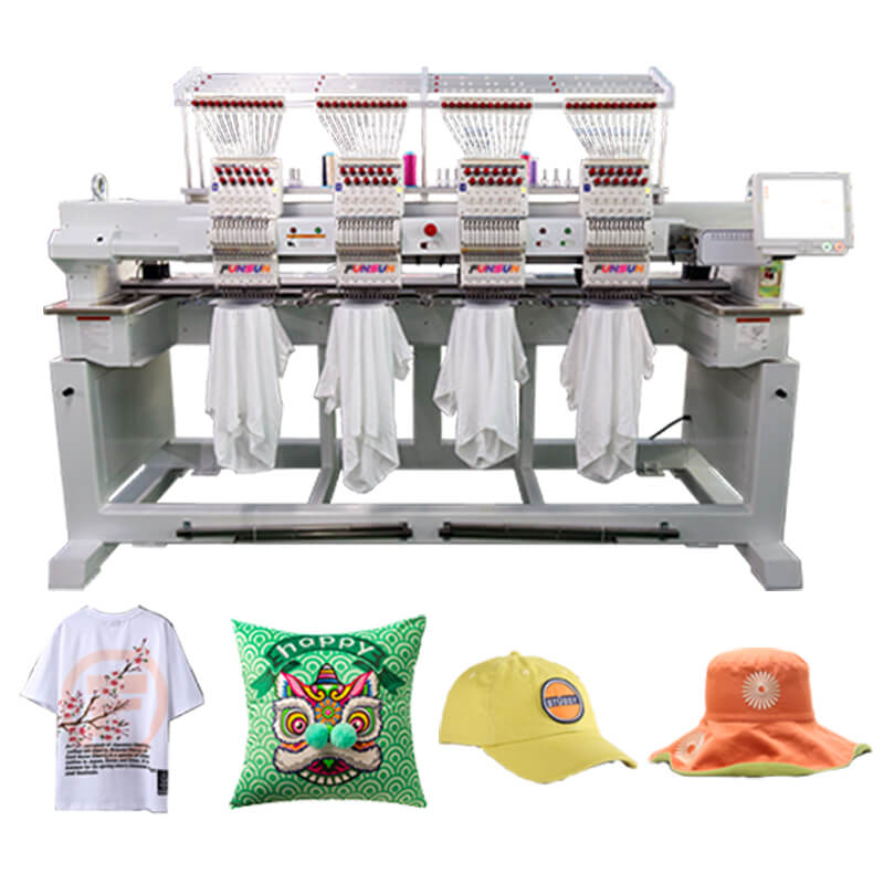 Funsun 4 Heads Embroidery Machine