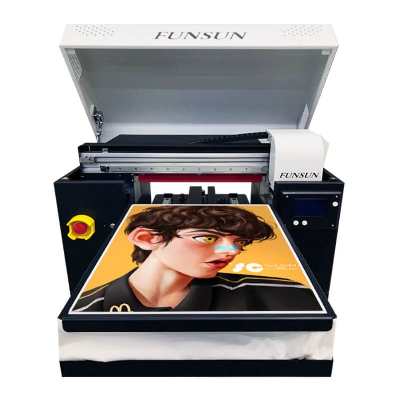 T Shirt Printing Machine Starter Kit A3 A4 Direct To Garment T Shirt  Printing UV SGS Ink Inkjet for Towels Scarves Automatic